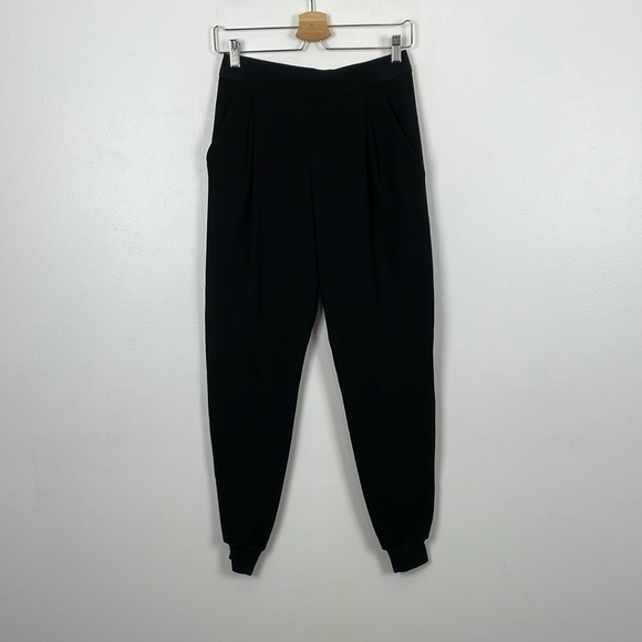 Elie Tahari Womens XS Jogger Pants 2 Pocket Pleated Elastic Waist Lightweight - Picture 1 of 9
